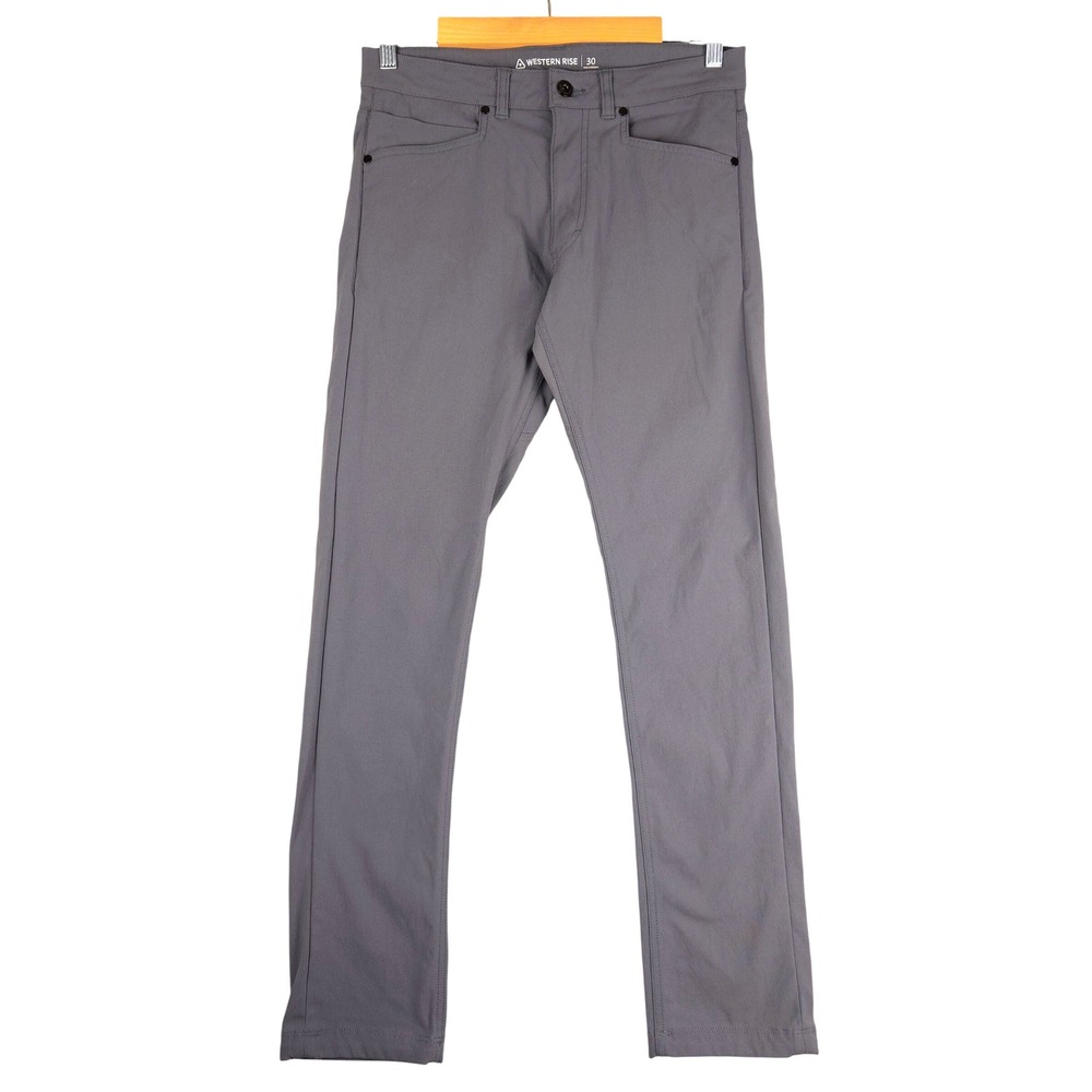 Western Rise AT Pant Mens 30 Grey Nylon Spandex 2-Way Stretch Performance Pant